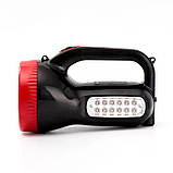 Ліхтар ручний OKGO FA-2623 акумуляторний із зарядкою від мережі Black-Red (3_02951), фото 2