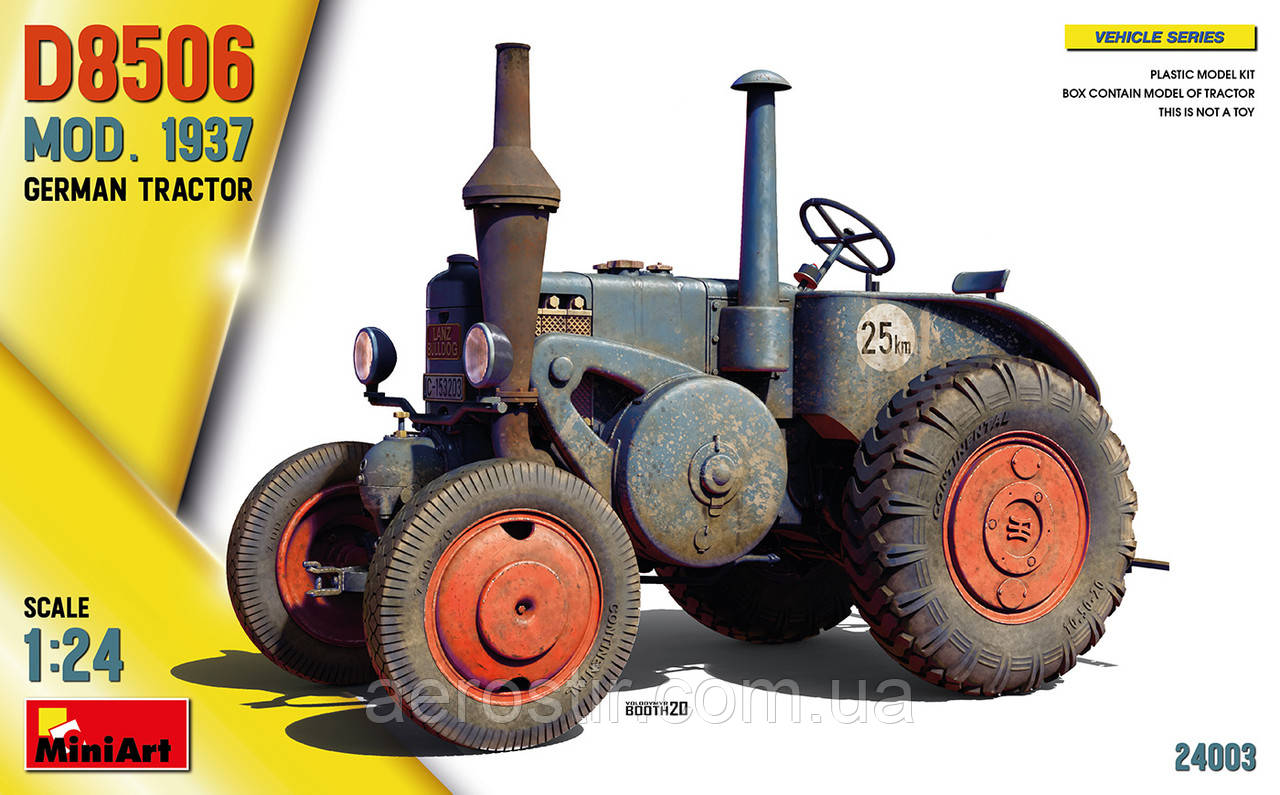 Трактор D8506 мод. 1937 г. 1/24 MiniArt 24003