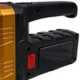 Ліхтар переносний Hotter Mouse 7701-A із сонячною панеллю 1000 mAh Orange-Black (3_02954), фото 6