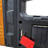 Ліхтар переносний Hotter Mouse 7701-A із сонячною панеллю 1000 mAh Orange-Black (3_02954), фото 7