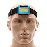 Налобний ліхтарик RIAS CY-2068 Blue (3_02966), фото 2