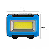 Налобний ліхтарик RIAS CY-2068 Blue (3_02966), фото 6