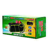 Ліхтар переносний багатофункціональний GDLite 11 із сонячною панеллю FM+Bluetooth+PowerBank 1500 mAh, фото 5