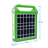 Портативна система освітлення Easy Power EP-038A Ліхтар із сонячною панеллю + 2 LED лампи (3_03012), фото 6
