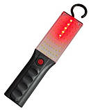 Ліхтар аварійний RIAS ZJ-1258 70LED з магнітом та гачком Black (3_8109), фото 3