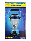 Ліхтар кемпінговий Mordoum GSH-6077ТС із сонячною панеллю Blue (3_03143), фото 4