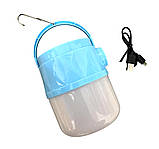 Ліхтар-лампа кемпінгова GDTimes GD-071 із сонячною панеллю White-Blue (3_03151), фото 3