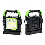 Ліхтар переносний RIAS HC-7078 із сонячною панеллю та функцією PowerBank 2800 mAh (3_03154), фото 3