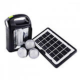 Портативна система освітлення CCLAMP CL-02 Ліхтар + 3 LED лампи + сонячна панель (3_03156), фото 7