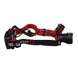 Налобний ліхтарик RIAS BL-T20-P90 Zoom 2x18650 (3_03161), фото 3