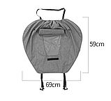 Сонцезахисний козирок для коляски. Колір сірий. (80138), фото 5