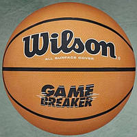 Мяч баскетбольный Wilson Gamebreaker Outdoor размер 5, 6, 7 резиновый (WTB0050XB06)