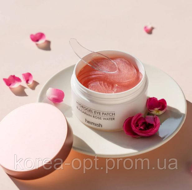 Патчі із екстрактом болгарської троянди Heimish Bulgarian Rose Water Hydrogel Eye Patch 60 шт.