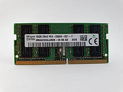 Оперативна пам'ять для ноутбука SODIMM SK hynix DDR4 16Gb PC4-2666V (HMA82GS6JJR8N-VK) Б/В