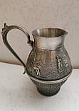 Олов'яний глечик/ваза ручної роботи, фото 2