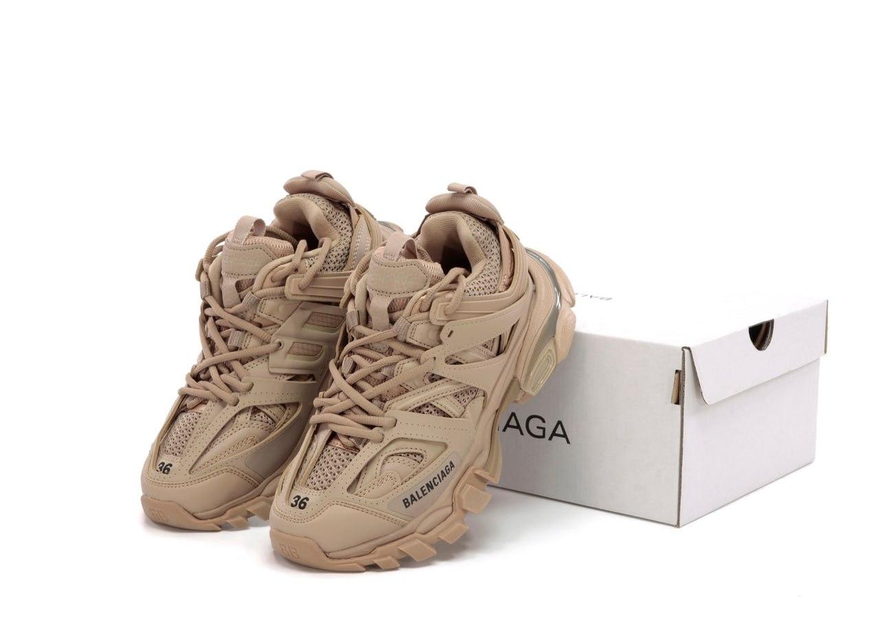 Жіночі бежеві Кросівки Balenciaga Track