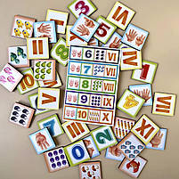 Пазл-сортер "SMART РАХУНОК" , Ань-янь, дерево, іграшка розвиваюча, 17,5 х 12 см. (ПСФ097), фото 4