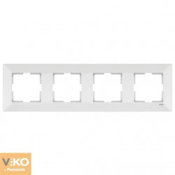 Рамка viko 4-а горизонтальна білий Meridian 90979004-WH