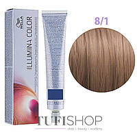 Краска для волос Wella Professionals Illumina Color № 8/1 cветлый блонд пепельный (8005610539010)