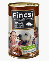 Влажный корм для взрослых собак Fincsi с печенью - 1.24 кг 5999883273036