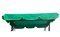 Тент на крышу садовой качели, размер 190*147- яркий зеленый