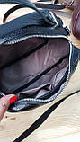 Жіноча шкіряна сумка бочечка міська, фото 4