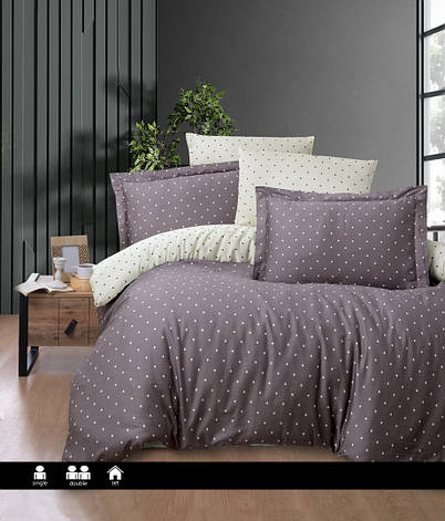 Постільна білизна First Choice - Satin Cotton - Point Lilac, фото 1