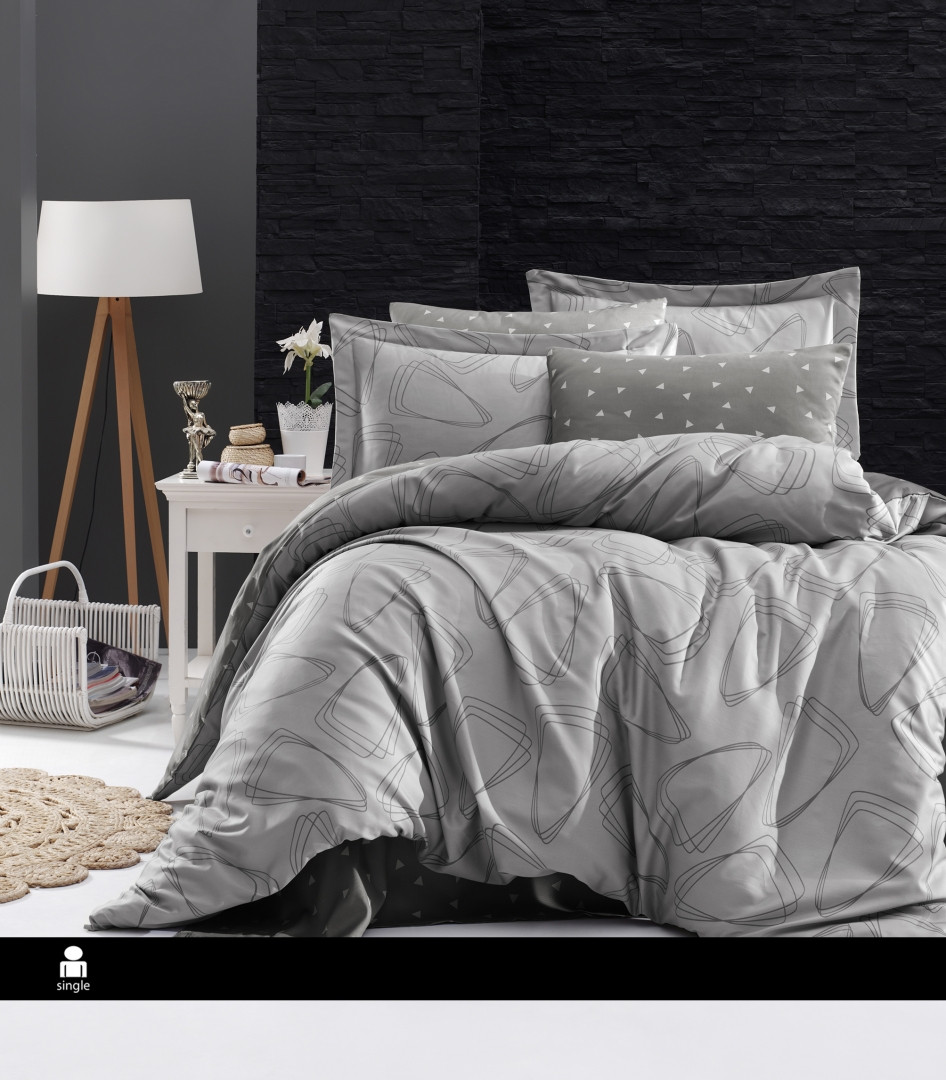 Постільна білизна First Choice - Satin Cotton - Rovena Grey