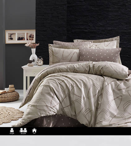 Постільна білизна First Choice - Satin Cotton - Rovena Soil, фото 1