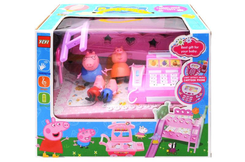 Ігровий набір Свинка Пеппа peppa pig YM601A р.31,5*19,3*28см.