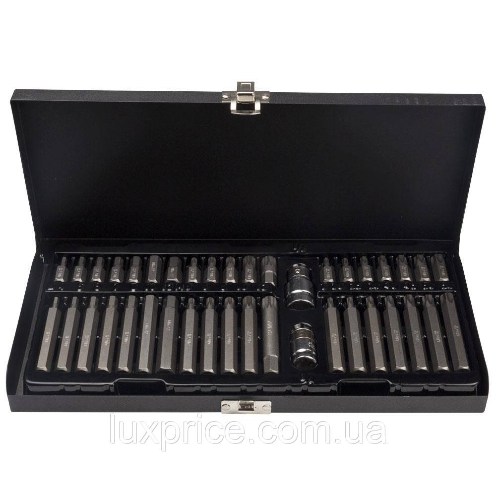 Набір біт HEX TORX Spline 10мм 40шт S2 (метал кейс) ULTRA (4017092)    Luxprice, фото 1