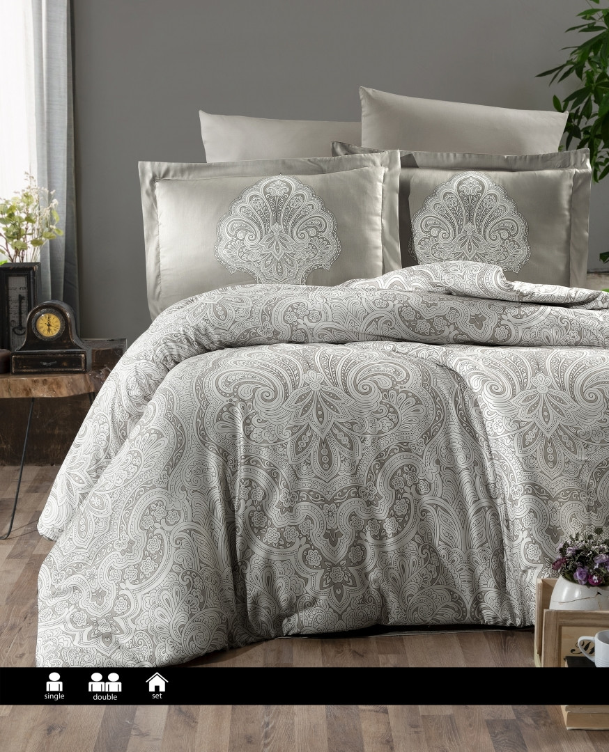 Постільна білизна First Choice - Satin Cotton - Milena Beige