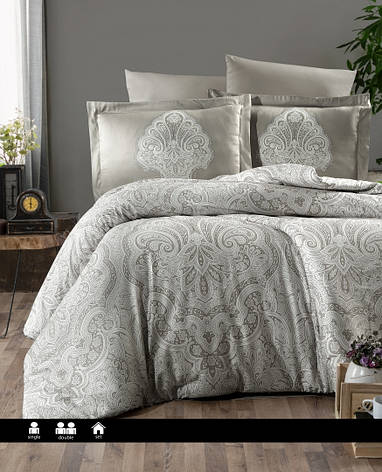 Постільна білизна First Choice - Satin Cotton - Milena Beige, фото 1
