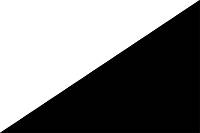 Флаг анархо-пацифистов Габардин, 1,05х0,7 м, Карман под древко