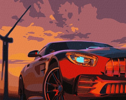 KMKHO2520 Картина по номерам. Сталева міць 40х50 см