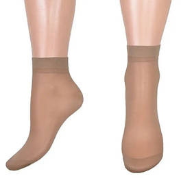 Шкарпетки жіночі Амина 102-A () з тормозками 40 den тілесні р.37-41 (уп.10 пар)