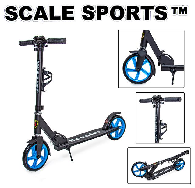 Самокат "Scale Sports SS-05 1250047615" (чорний).