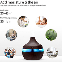 Аромодифузор зволожувач повітря з підсвіткою UKC YX025S 300 мл, фото 4