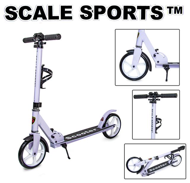 Самокат "Scale Sports SS-05 734395312" білий.