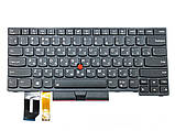 Клавіатура для Lenovo Thinkpad T14 Gen 1, P14s Gen 1, P14s Gen 2 (RU Black з підсвіткою)., фото 4