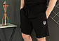 Літній чоловічий спортивний костюм лого Герб, шорти чорні та футболка біла. XL, фото 4