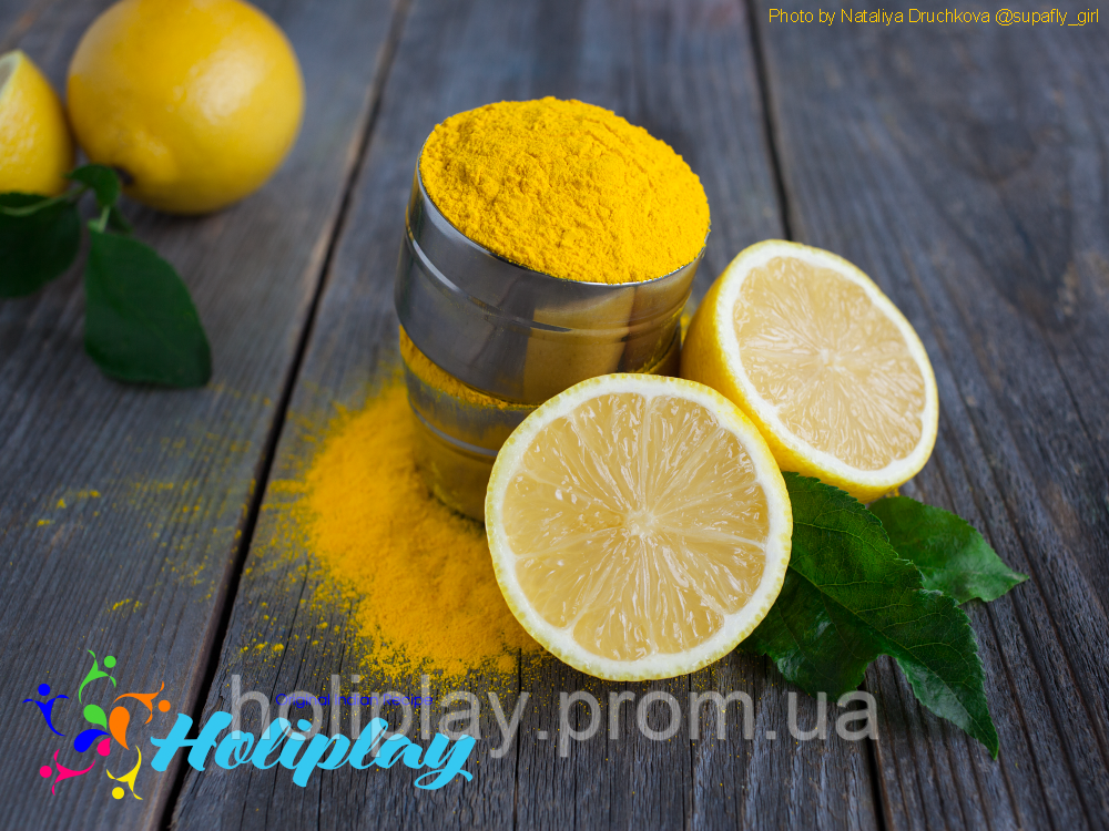 Фарба Холі (Гулал) Holiplay Organic жовта