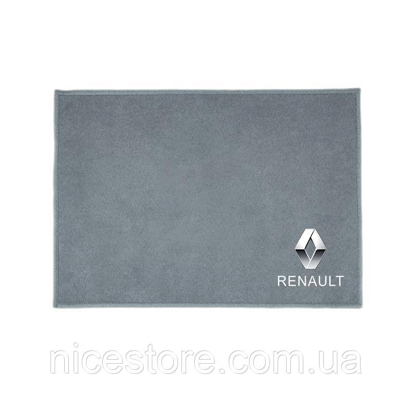 Ганчірка мікрофібра для салону автомобіля з логотипом Renault, фото 1
