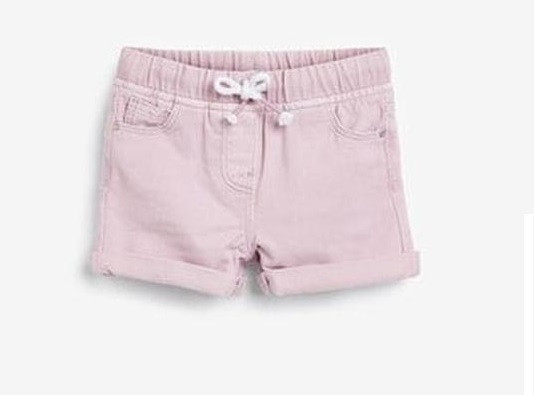 Бузково -фіолетові джинсові шорти для дівчинки р. 92, фото 1