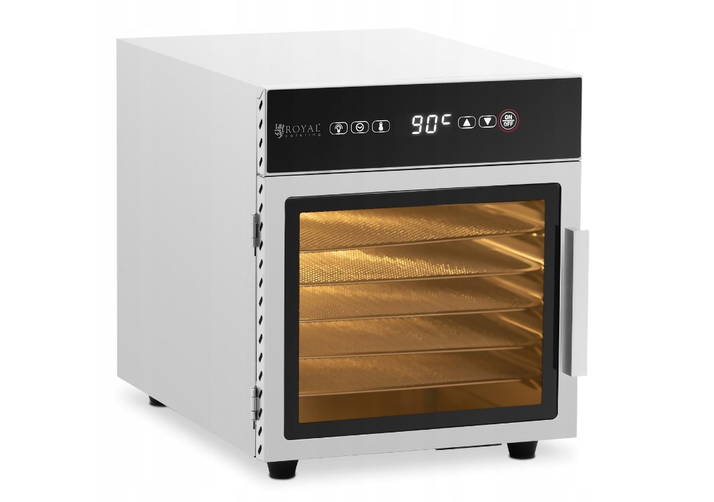 Сушарка для харчових продуктів Royal Catering RCDA-500/15S 500 Вт 6 рівнів
