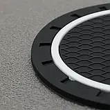 Килимок антиковзний в машину для підсклянника з логотипом Opel, фото 8