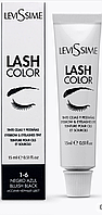 Краска для бровей ресниц левиссим Levissime Lash Color №1-6 иссиня-черный 15мл .