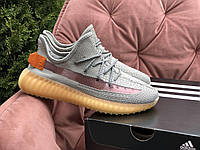 Женские легкие кроссовки сетка Adidas Yeezy Boost серые только 38 39 40 размер,адидас изи буст