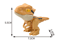 Фигурка динозавр детеныш тираннозавр рыжий