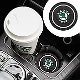 Килимок антиковзний в машину для підсклянника з логотипом Skoda, фото 2